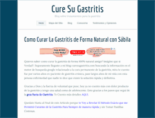 Tablet Screenshot of curesugastritis.com